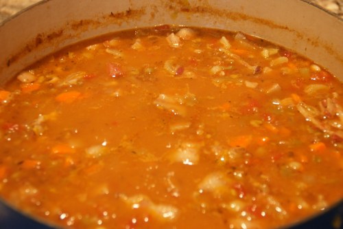 simmered soup
