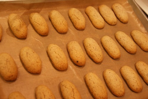 They must be browned or they crumble...