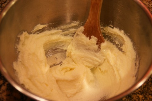 I've read the texture of the dough is better when you cream by hand...but I've never tested that!
