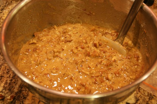 Yum-- kinda looks like pecan pie filling...