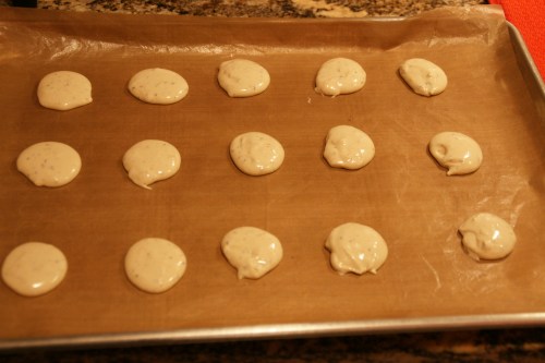 These cookies will develop a crust after their rest...