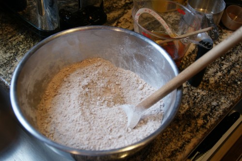 Make sure dry ingredients are well distributed