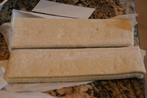 You want PUFF pastry, not pie crust dough!