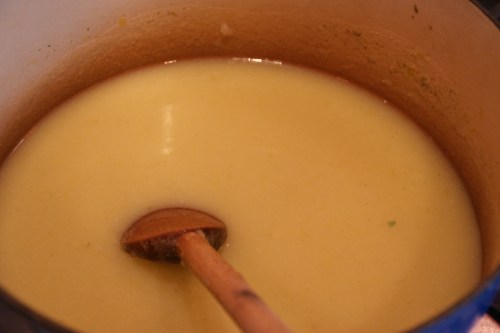 Soup should be very smooth.