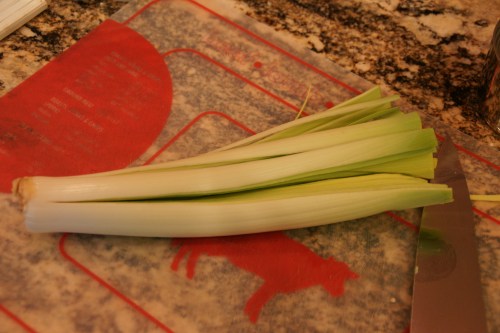 Slice just to the root, but not through it!