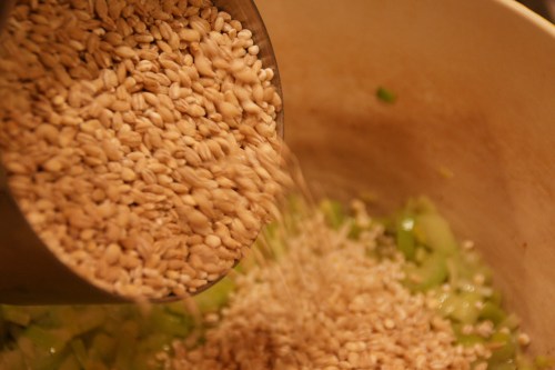 Mix well with the softened veg