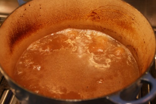 Reduce to a syrupy consistency