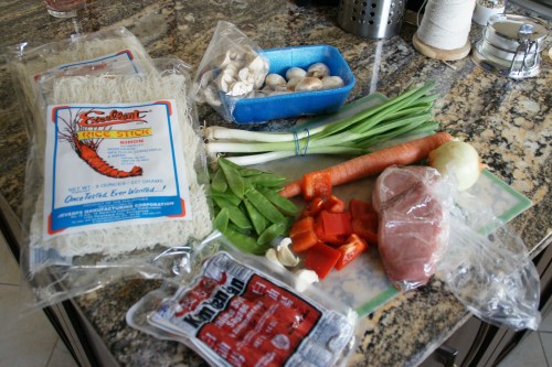 Pancit ingredients