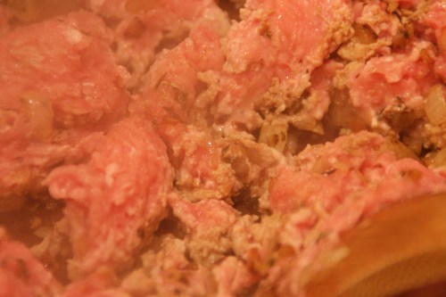 Break it up with a spoon