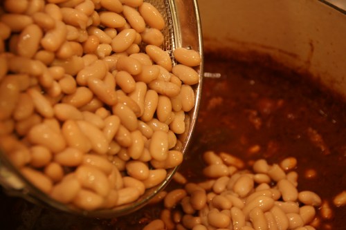 Don't forget to rinse the beans before adding them!