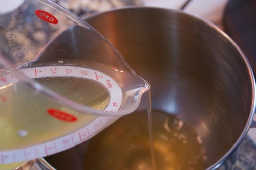 Power mixing at its best-- don't forget to let the egg whites come to room temperature for maximum volume.