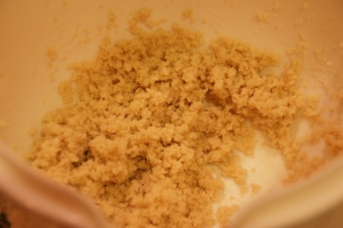 The mix is definitely not as creamy as usual.