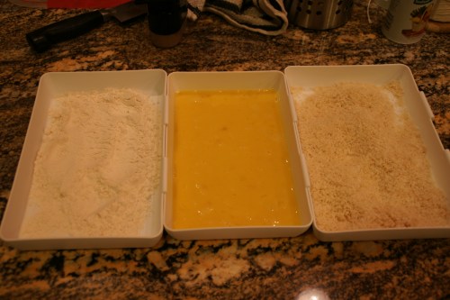 The mustard mixed with the egg adds a lot of flavor.