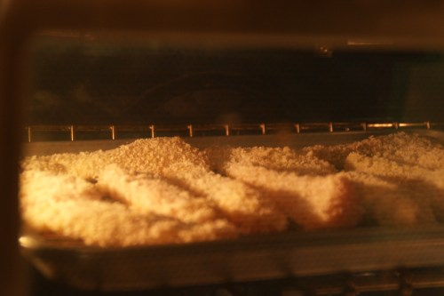 I bake these in the top third of my oven.