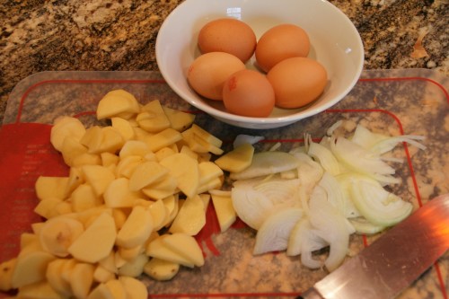 Slice thinly or dice small.