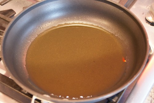 Be generous with the oil so the potatoes fry