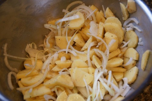 Season well; you won't need to season the eggs.