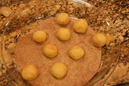 Make a bunch first, then roll.