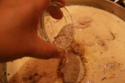 The third layering of seasoning