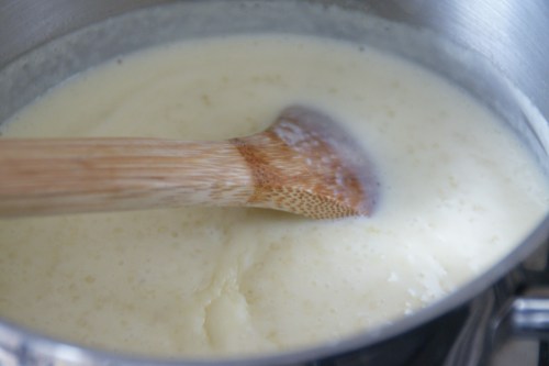 Custard will thicken and tapioca pearls will become translucent
