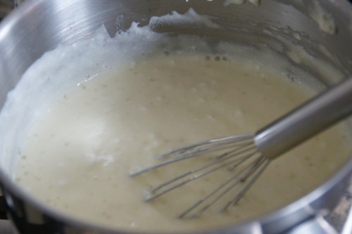 Cook over low heat for just a few mintues