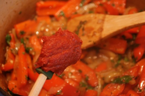 I let this brown a bit to intensify its flavor