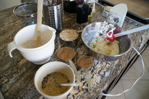 My cookie mise-en-place!