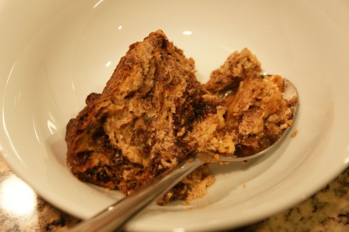 What could be better than a chocolate bread pudding on a winter day?