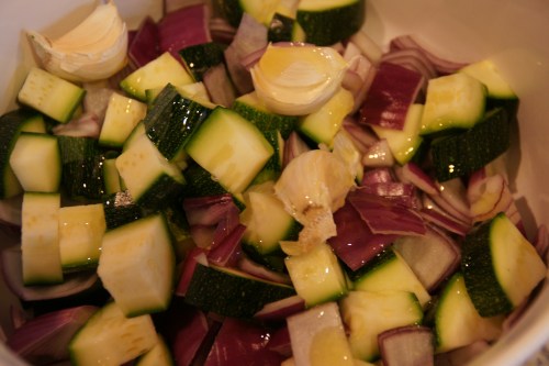 Don't peel the garlic-- you're roasting them to soften