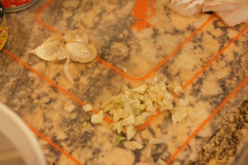 The garlic is very soft and almost mashable