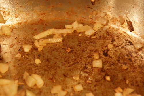 See the brown stuff?