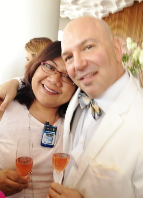 At my childhood friend Mehmet's NYC wedding to his partner Mark, this past spring