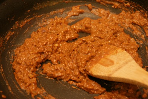 This is the flavor base for the butter masala sauce, so taste NOW for seasoning!
