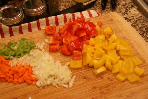 Prep the veg