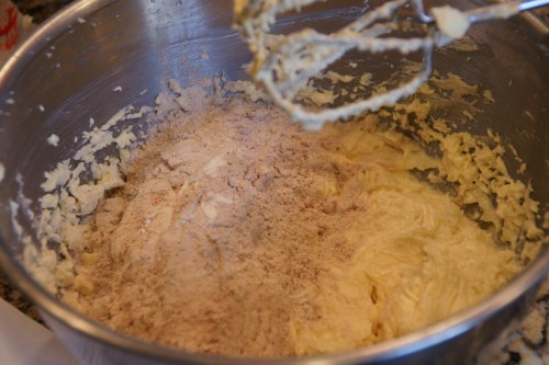 Start and end with the flour mix!