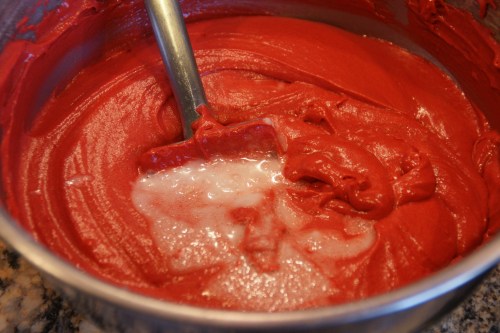 The fizz!  Mix quickly!