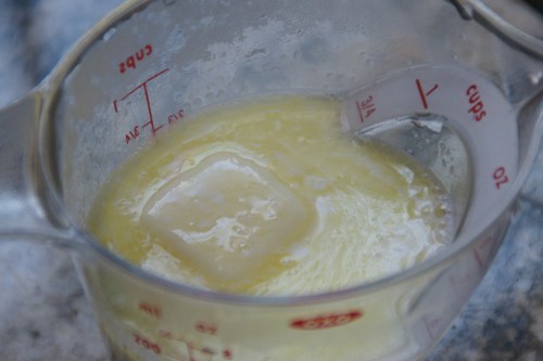 Make sure to let the mixture cool or you'll kill the yeast later!