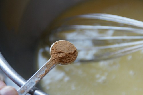 Of course, I did not use freshly ground nutmeg...