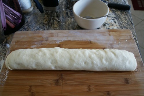 Roll from the long side!