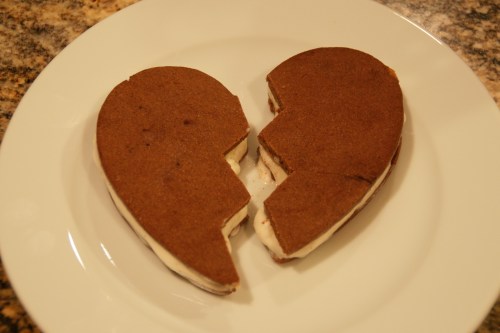 A broken heart that disappears...instantly!