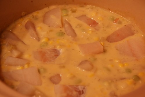 No need to push them down into the liquid