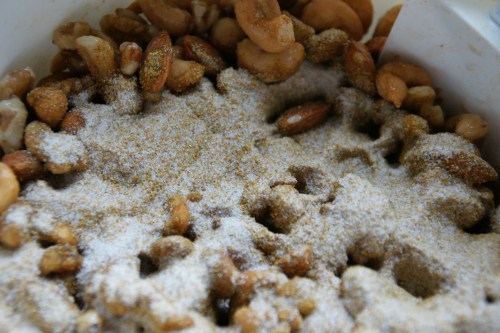 The edible glitter-- looks like too much, but it's not