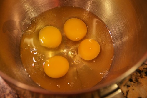 ROOM TEMPERATURE! This maximizes the volume (warmer=looser=more expansion)