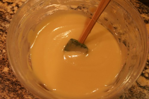 (slightly) caramelized condensed milk = dulce de leche