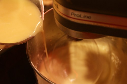 My milk/butter mixture was still pretty warm, not quite hot, to the touch