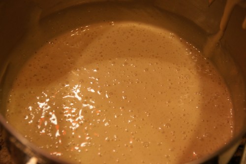 All those little bubbles are a good sign!