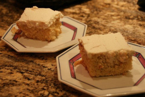Why do I doubt you, Chris Kimball? Your recipes never fail me. This is a fabulous tres leches cake!