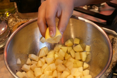 Ken has chubby fingers just like his mom!