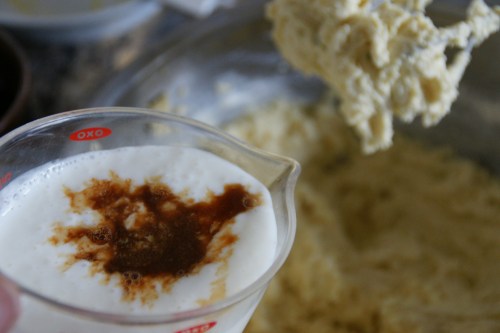 The batter loosens up considerably with the buttermilk