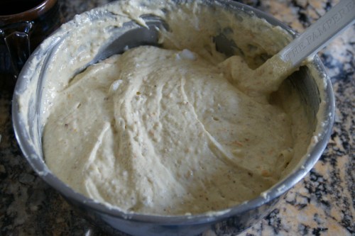 The batter is light and full of air